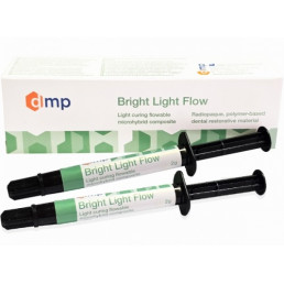 Брайт Лайт Флоу A2 (2шпр*2 г) жидкотекучий микрогибридный композит, DMP (Bright Light Flow)