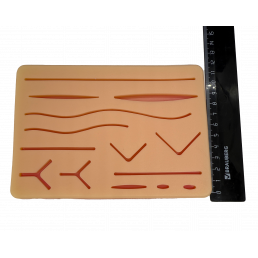 Учебный Коврик хирургический  для наложения и снятия швов.