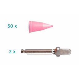 Энфорс (50 шт + 2 мандрели), уретановые полиры, средний, пуля, Кагаяки (Kagayaki Enforce)