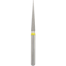 Бор алмазный 859L-016SF-FG (1шт) форма конус, остроконечный длинный, мелкое зерно, NTI
