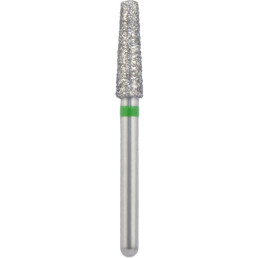 Бор алмазный 847-023C-FG (1шт) форма конус плоский, крупное зерно, NTI