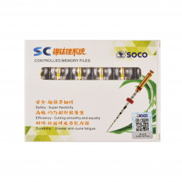 Файл SC машинный 25мм 04/20 (6шт) с памятью формы SOCO (СОХО)
