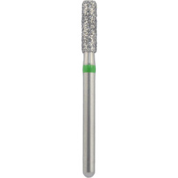 Бор алмазный 836KR-018C-FG (1шт) форма цилиндр круглый кант, крупное зерно, NTI