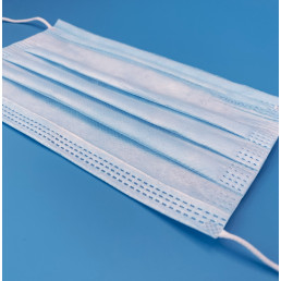 Маски одноразовые Новимед НОРМАЛ на резинках 3-слойные голубые (50 шт.), NOVIMED NORMAL (коробка)