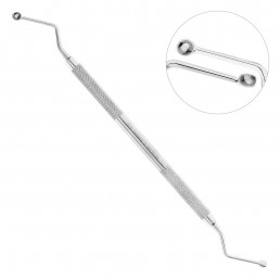 25-13 Ложка кюретажная Martin, круглая, 4,0 мм, изогнутая
