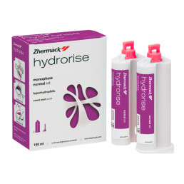 Гидрорайз Монофейс Нормал сет (2*50 мл) Гипергидросовместимый А-силикон средней вязкости, Zhermack (Hydrorise Monophase)