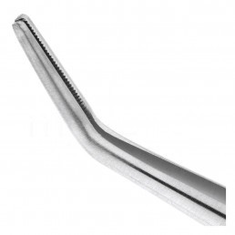 22-33 Пинцет микро анатомический изогнутый Gomel, 18,0 см