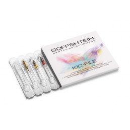 Кид файл 19 мм Ассорти .03 №20-30 (3 шт/уп) Goffshtein Dental Development (Niti) (KID-FILE Assorti)