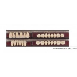 Спофадент Плюс (A3,5) 1/40-0/7-1/62 (28шт) - Трехслойные акриловые зубы SPOFA