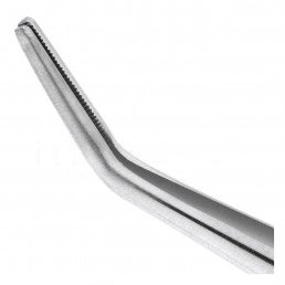 22-33 Пинцет микро анатомический изогнутый Gomel, 18,0 см