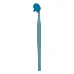 Зеркало №4 стоматологическое НЕ увеличивающее с голубой ручкой-линейкой, автоклавируемое, 22 мм ультраяркое (5 шт/уп)