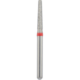 Бор алмазный 847-016F-FG (1шт) форма конус плоский, мелкое зерно, NTI