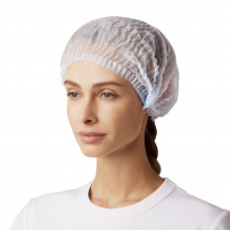 Шапочки "берет" Голубые (100 шт) SMZ