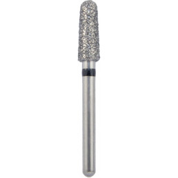 Бор алмазный 855-025SC-FG (1шт) форма конус круглый, крупное зерно, NTI