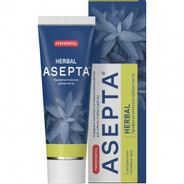 Зубная паста АСЕПТА® Лечебные травы (75 мл), ASEPTA