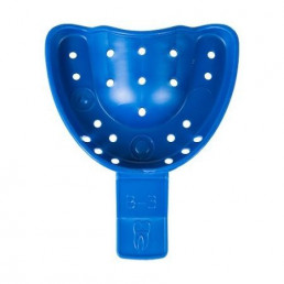 Слепочная верхняя большая ложка В-3 (1 шт), перфорированный пластик, Омега-дент