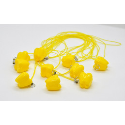 Контейнер для молочных зубов «Зубик» жёлтый (10 шт.)