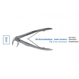 11-5B щипцы для удаления зубов детские, нижние резцы