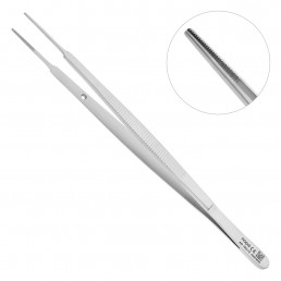 AB 160/18 Пинцет анатомический прямой Gerald, 17,5 см, NOPA