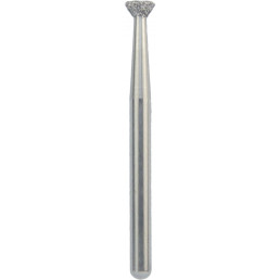Бор алмазный 808-023M-FG (1шт) форма конус обратный, среднее зерно, NTI