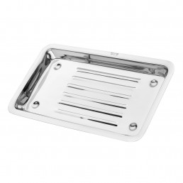 15-22B Лоток для хранения и стерилизации инструментов, 205х115 мм, рифленный