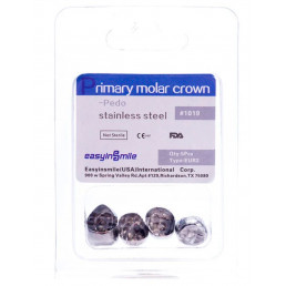 EUR2, Коронки из нержавеющей стали для временных зубов (5шт.), EASYINSMILE