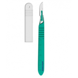 Скальпель однораз. стерильный пласт. ручка (10шт) №15 APEXMED