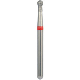 Бор алмазный 802-016F-FG (1шт) форма шаровидный с воротничком, мелкое зерно, NTI