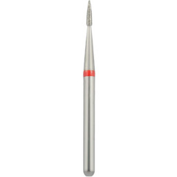 Бор алмазный 889-009F-FG (1шт) форма пламевидный, мелкое зерно, NTI