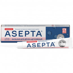 Бальзам для дёсен адгезивный (10 г), Асепта (ASEPTA)