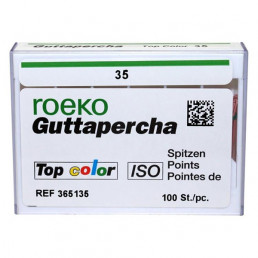 Гуттаперча ROEKO Top Color .02 №35 (100шт)