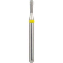 Бор алмазный 830L-012SF-FG (1шт) форма грушевидный длинный, мелкое зерно, NTI