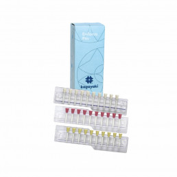 Энфорс Пин набор (30 шт), уретановые полиры, 3 абразивности, чашка, пин полимер, Кагаяки (Kagayaki Enforce pin)