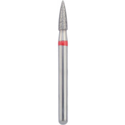 Бор алмазный 860-016F-FG (1шт) форма пламевидный, мелкое зерно, NTI