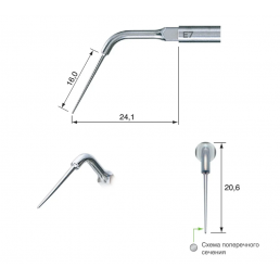 Насадка на скалер Satelec/NSK - E7