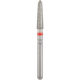 Бор алмазный 878KSE-019F-FG (1шт) форма торпеда коническая, мелкое зерно, NTI