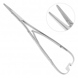 20-14 Иглодержатель хирургический прямой Mathieu, 170 мм