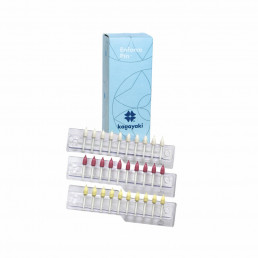 Энфорс Пин набор (30 шт), уретановые полиры, 3 абразивности, пуля, пин полимер, Кагаяки (Kagayaki Enforce pin)