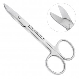 19-21 Ножницы коронковые изогнутые, 100 мм