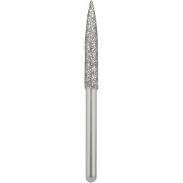 Бор алмазный 864-018M-FG (1шт) форма пламевидный, среднее зерно, NTI
