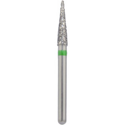 Бор алмазный 858-018C-FG (1шт) форма конус, остроконечный, мелкое зерно, NTI