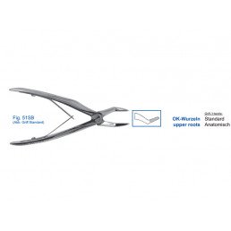 11-51SB Щипцы для удаления зубов детские верхние, корневые