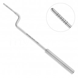 40-35 Остеотом изогнутый bajonett, 3,1 мм, выпуклый кончик, 6-8-10-12-14-16 мм
