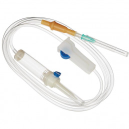 Система для переливания пластиковый шип (Игла: 21G 0.8×40 мм, длина системы 150 см) SFМ