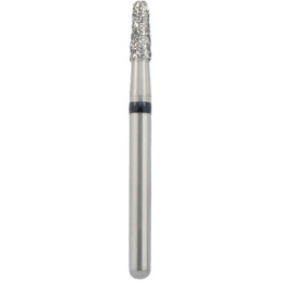 Бор алмазный 845KR-016SC-FG (1шт) форма конус круглый кант, крупное зерно, NTI