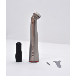 Наконечник угловой HELICA с 45-градусной головкой, 1:4.2 повышающий, кнопочный, без подсветки, 4-точечный спрей, 6-канальный