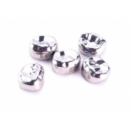 EUR7, Коронки из нержавеющей стали для временных зубов (5шт.), EASYINSMILE