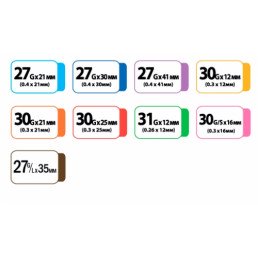 Иглы карпульные NOP 12мм*0.26 31G (уп 100шт) Spident