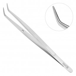 AB 970/03 Пинцет стоматологический изогнутый College, 15,0 см, NOPA