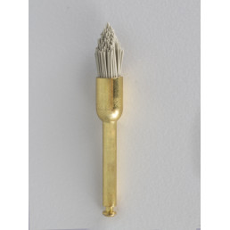 Щетка для полировки карбидная мягкая (10 шт), конус, Кагаяки (Kagayaki Sharp 2)